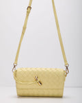 Nalani Woven Leather Crossbody Bag