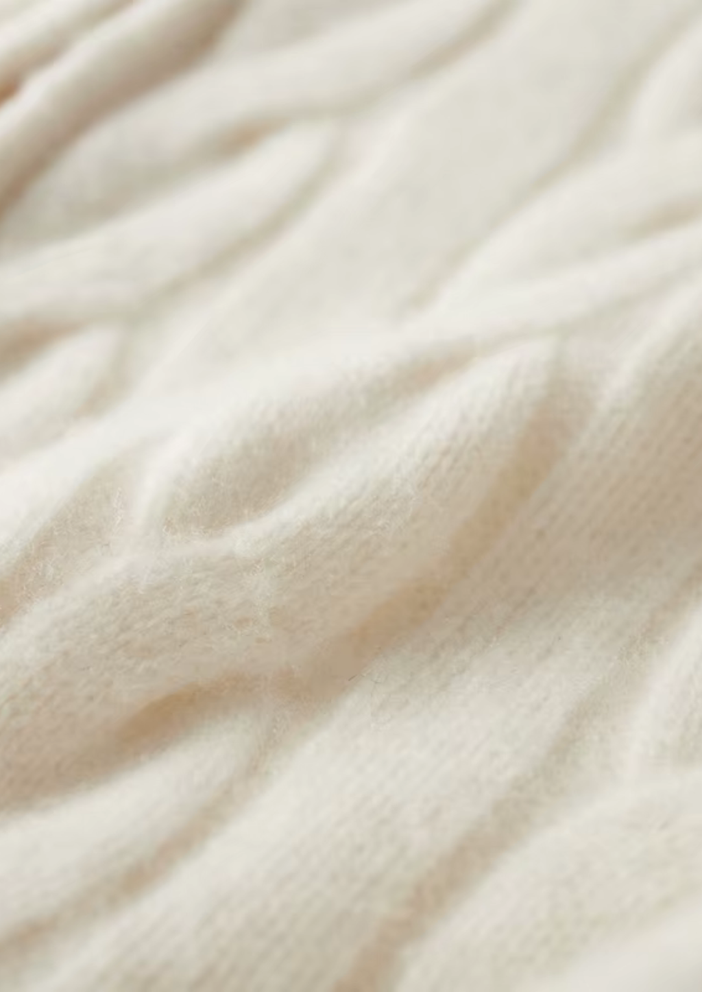 NOBA WOOL DUAL-ZIP CABLE CARDIGAN