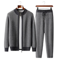 100% MERINO WOOL PATTERNED SET